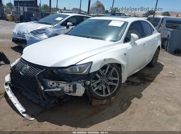 JTHBA1D26H5059896 2017 LEXUS IS 200T White Առջևի ձախ երեք քառորդ տեսարան