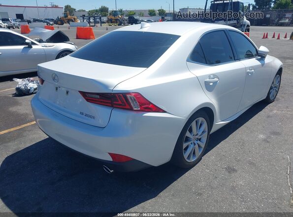 JTHBA1D27G5011404 2016 LEXUS IS 200T White უკანა მარჯვენა