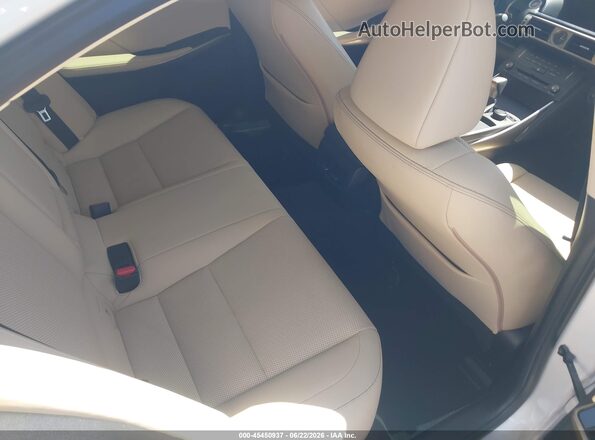 JTHBA1D27G5011404 2016 LEXUS IS 200T White VIN კოდის სტიკერის ხედი