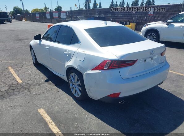 JTHBA1D27G5011404 2016 LEXUS IS 200T White უკანა მარცხენა