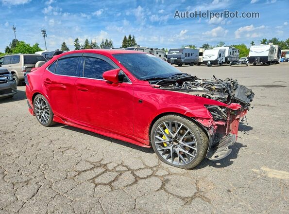 JTHBA1D27G5018935 2016 LEXUS IS Red Передня права чверть
