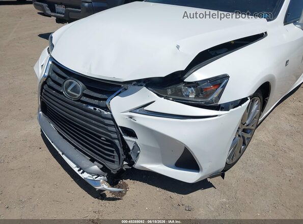 JTHBA1D27H5058725 2017 LEXUS IS 200T White Դիմացի տեսք