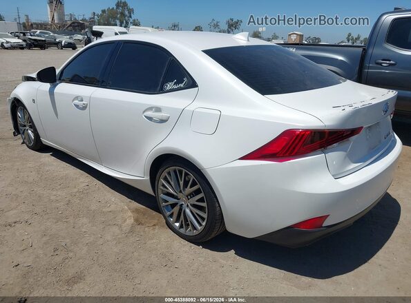 JTHBA1D27H5058725 2017 LEXUS IS 200T White Հետևի ձախ