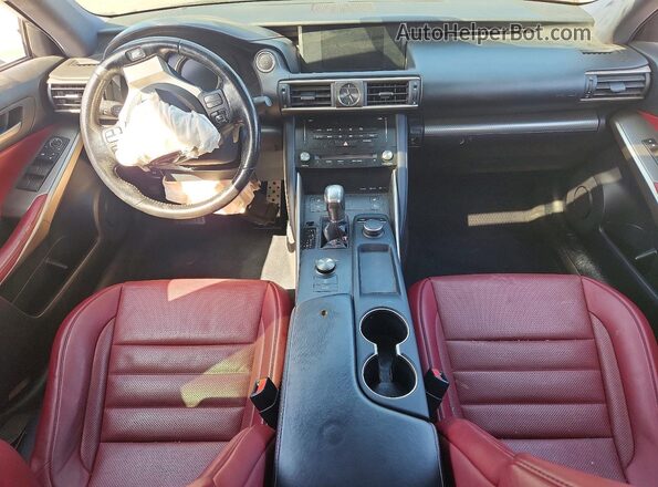 JTHBA1D27H5059342 2017 LEXUS IS Gray Вид панелі приладів