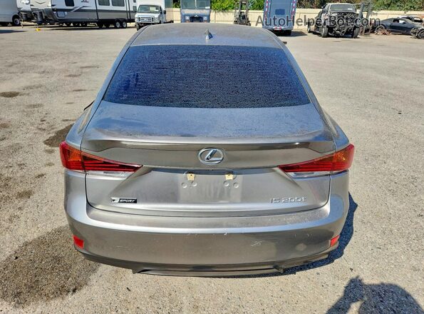 JTHBA1D27H5059342 2017 LEXUS IS Gray Вид ззаду