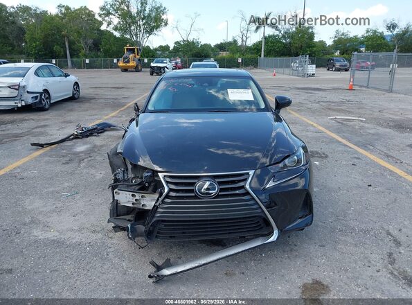 JTHBA1D27K5090713 2019 LEXUS IS 300 Black Սալոնի հետևի տեսք