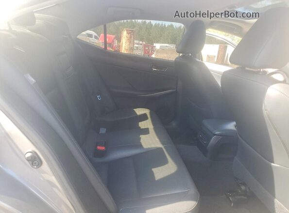 JTHBA1D28G5004705 2016 LEXUS IS Silver Вид задніх сидінь
