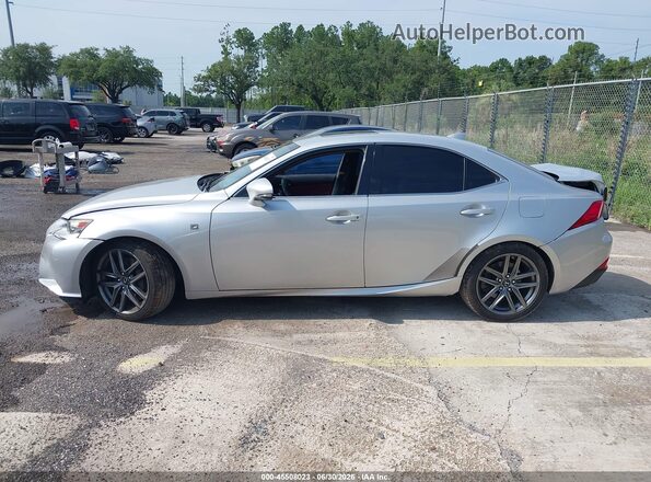 JTHBA1D28G5011752 2016 LEXUS IS 200T Серебряный Вид задней части салона