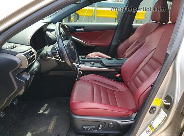 JTHBA1D28G5016482 2016 LEXUS IS Серый Вид салона спереди