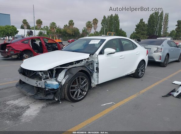 JTHBA1D28G5033167 2016 LEXUS IS 200T White Առջևի ձախ երեք քառորդ տեսարան