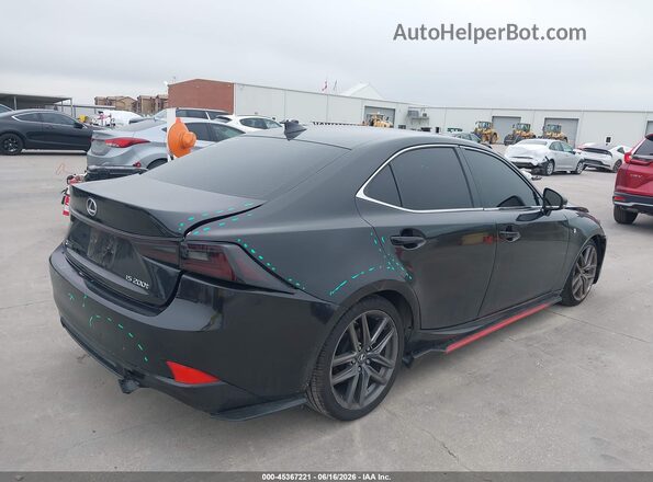 JTHBA1D28H5057194 2017 LEXUS IS F SPORT RWD Black Rear right