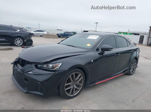 JTHBA1D28H5057194 2017 LEXUS IS F SPORT RWD Black Front left