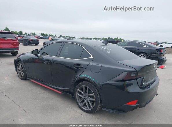 JTHBA1D28H5057194 2017 LEXUS IS F SPORT RWD Black Rear left