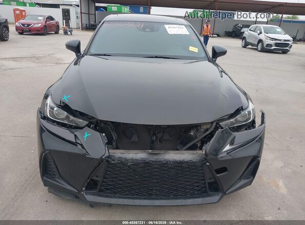 JTHBA1D28H5057194 2017 LEXUS IS F SPORT RWD Black Instrument cluster view