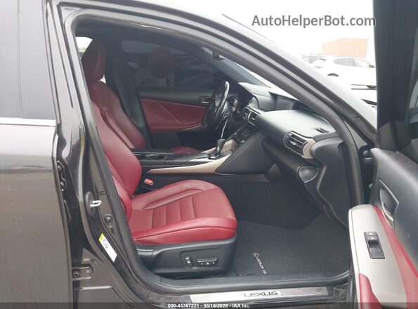 JTHBA1D28H5057194 2017 LEXUS IS F SPORT RWD Black Front interior view
