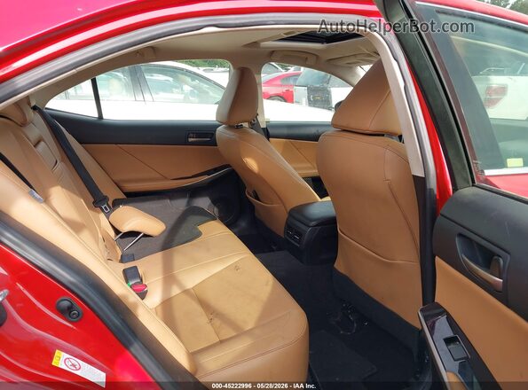 JTHBA1D28J5075216 2018 LEXUS IS 300 Красный Вид наклейки с VIN-кодом