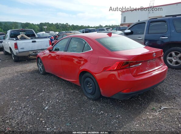 JTHBA1D28J5075216 2018 LEXUS IS 300 Красный Задняя левая четверть