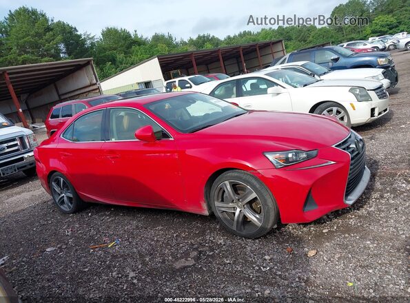 JTHBA1D28J5075216 2018 LEXUS IS 300 Красный Панорамный вид салона 360°