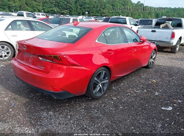 JTHBA1D28J5075216 2018 LEXUS IS 300 Красный Задняя правая четверть