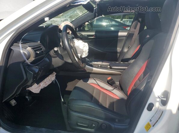 JTHBA1D28K5099064 2019 LEXUS IS White Вид салону спереду