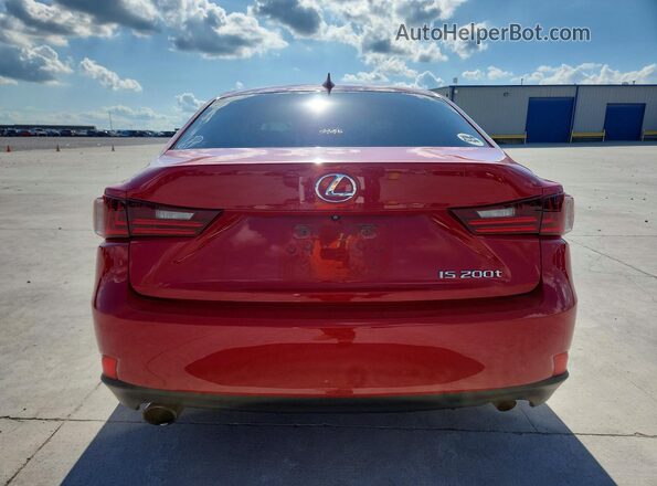 JTHBA1D29G5019469 2016 LEXUS IS Red 