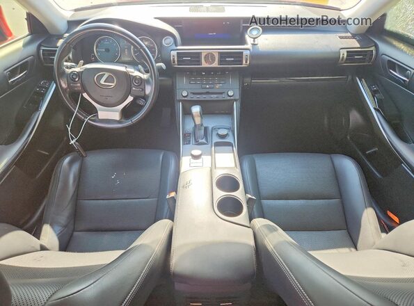 JTHBA1D29G5019469 2016 LEXUS IS Red 