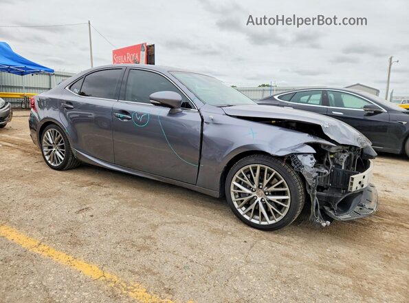 JTHBA1D29G5037373 2016 LEXUS IS Gray Delantero derecho