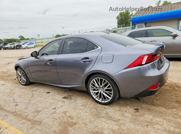 JTHBA1D29G5037373 2016 LEXUS IS Gray Trasero izquierdo