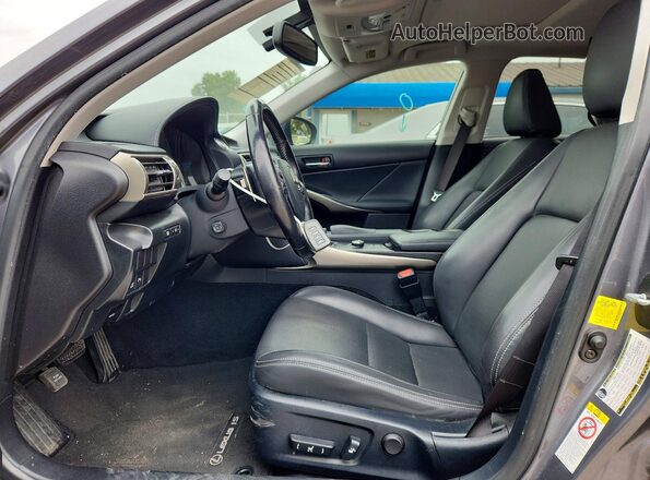 JTHBA1D29G5037373 2016 LEXUS IS Gray Vista interior delantera