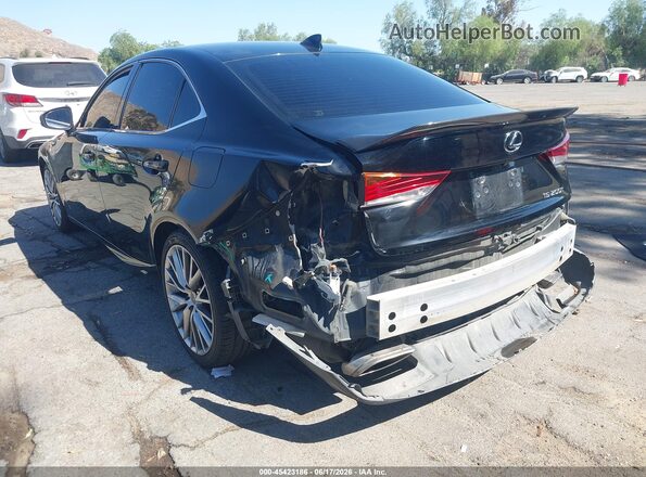 JTHBA1D29H5042218 2017 LEXUS IS 200T Black Rear left