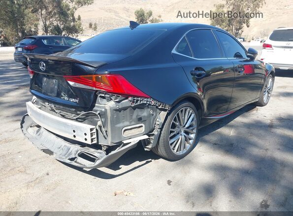 JTHBA1D29H5042218 2017 LEXUS IS 200T Black Rear right
