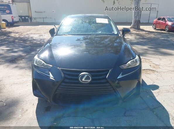 JTHBA1D29H5042218 2017 LEXUS IS 200T Black Instrument cluster view