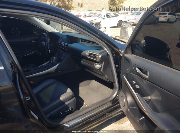 JTHBA1D29H5042218 2017 LEXUS IS 200T Black Front interior view