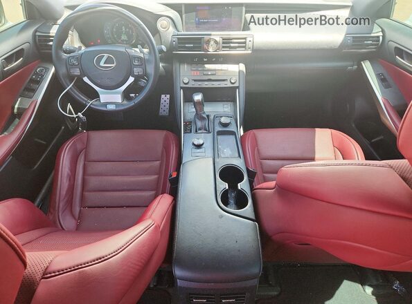 JTHBA1D29K5089207 2019 LEXUS IS White წინა პანელის ხედი