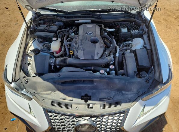 JTHBA1D29K5089207 2019 LEXUS IS White უკანა სალონის ხედი