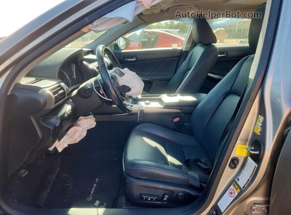 JTHBA1D2XG5013082 2016 LEXUS IS Silver Front interior view