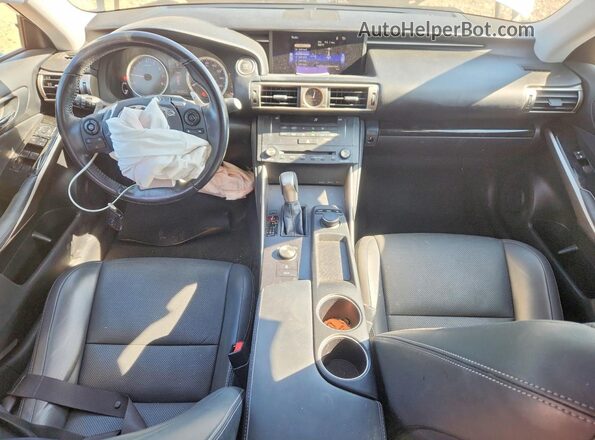 JTHBA1D2XG5013082 2016 LEXUS IS Silver Dashboard view