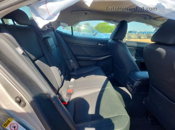 JTHBA1D2XG5013082 2016 LEXUS IS Silver Rear seats view