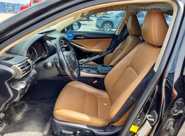 JTHBA1D2XG5028407 2016 LEXUS IS Black Սալոնի դիմացի տեսք