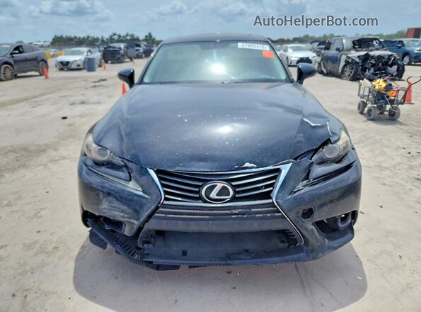 JTHBA1D2XG5028407 2016 LEXUS IS Black Դիմացի տեսք