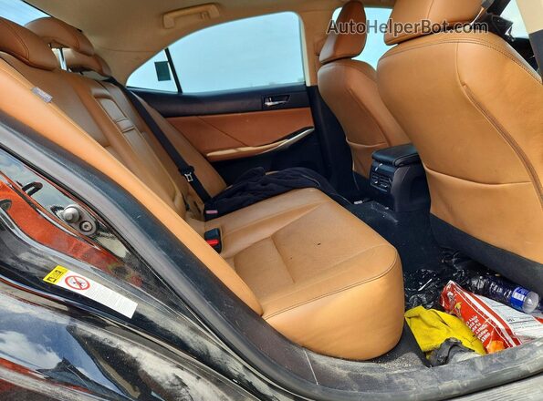JTHBA1D2XG5028407 2016 LEXUS IS Black Հետևի նստատեղերի տեսք