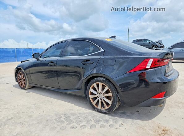JTHBA1D2XG5028407 2016 LEXUS IS Black Հետևի ձախ
