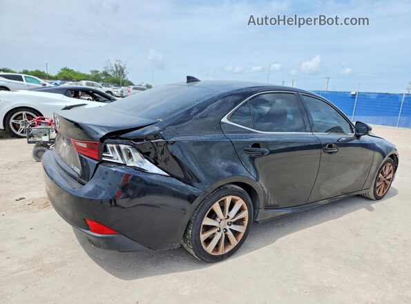 JTHBA1D2XG5028407 2016 LEXUS IS Black Հետևի աջ