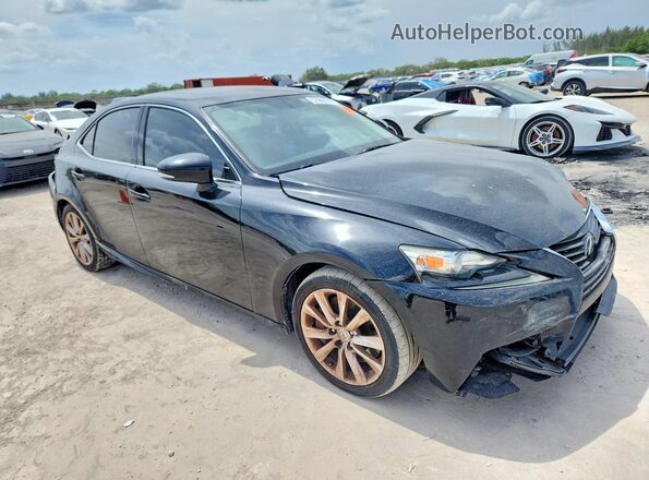 JTHBA1D2XG5028407 2016 LEXUS IS Black Առջևի աջ