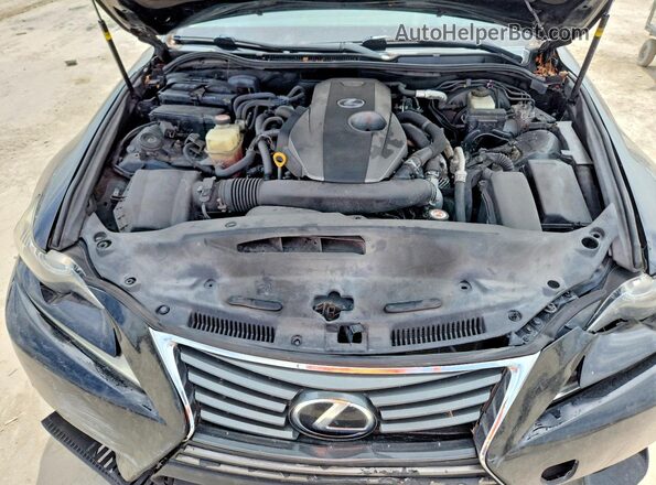 JTHBA1D2XG5028407 2016 LEXUS IS Black Սալոնի հետևի տեսք