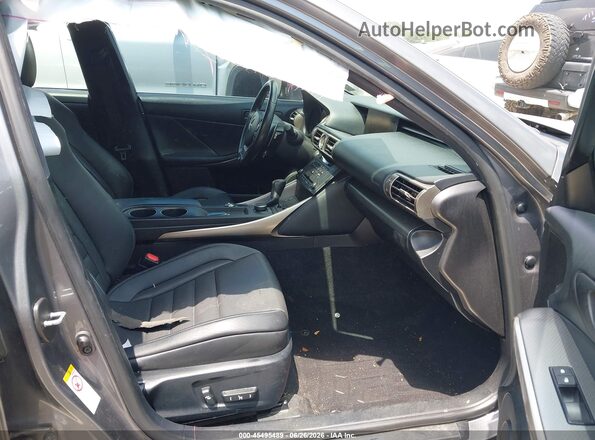 JTHBA1D2XG5037902 2016 LEXUS IS 200T Gray Widok wnętrza z przodu