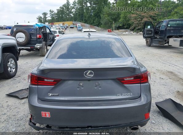 JTHBA1D2XG5037902 2016 LEXUS IS 200T Gray 