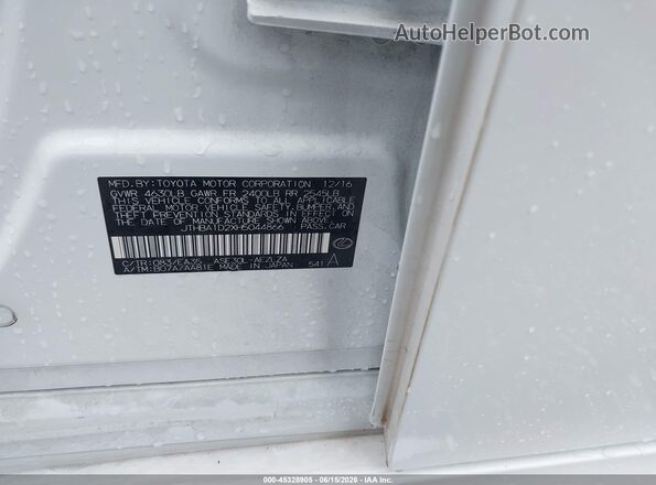 JTHBA1D2XH5044866 2017 LEXUS IS 200T White ძრავის განყოფილების ხედი