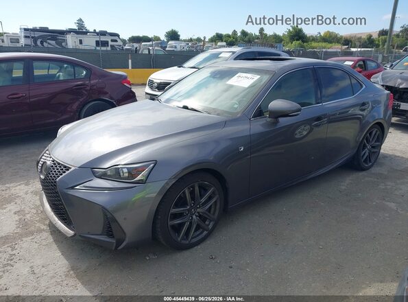 JTHBA1D2XJ5073581 2018 LEXUS IS 300 Gray Vista tres cuartos delantera izquierda
