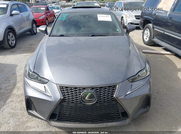 JTHBA1D2XJ5073581 2018 LEXUS IS 300 Gray Vista del cuadro de instrumentos